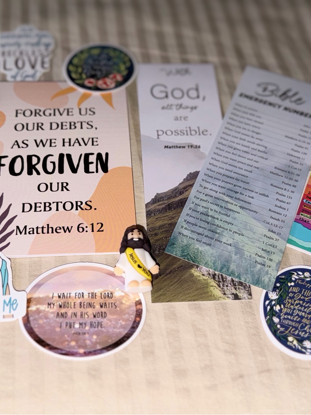 Christian Gift Goody Bags, EnamelPins, Stickers, Keychains Etc - Picture 6 of 15